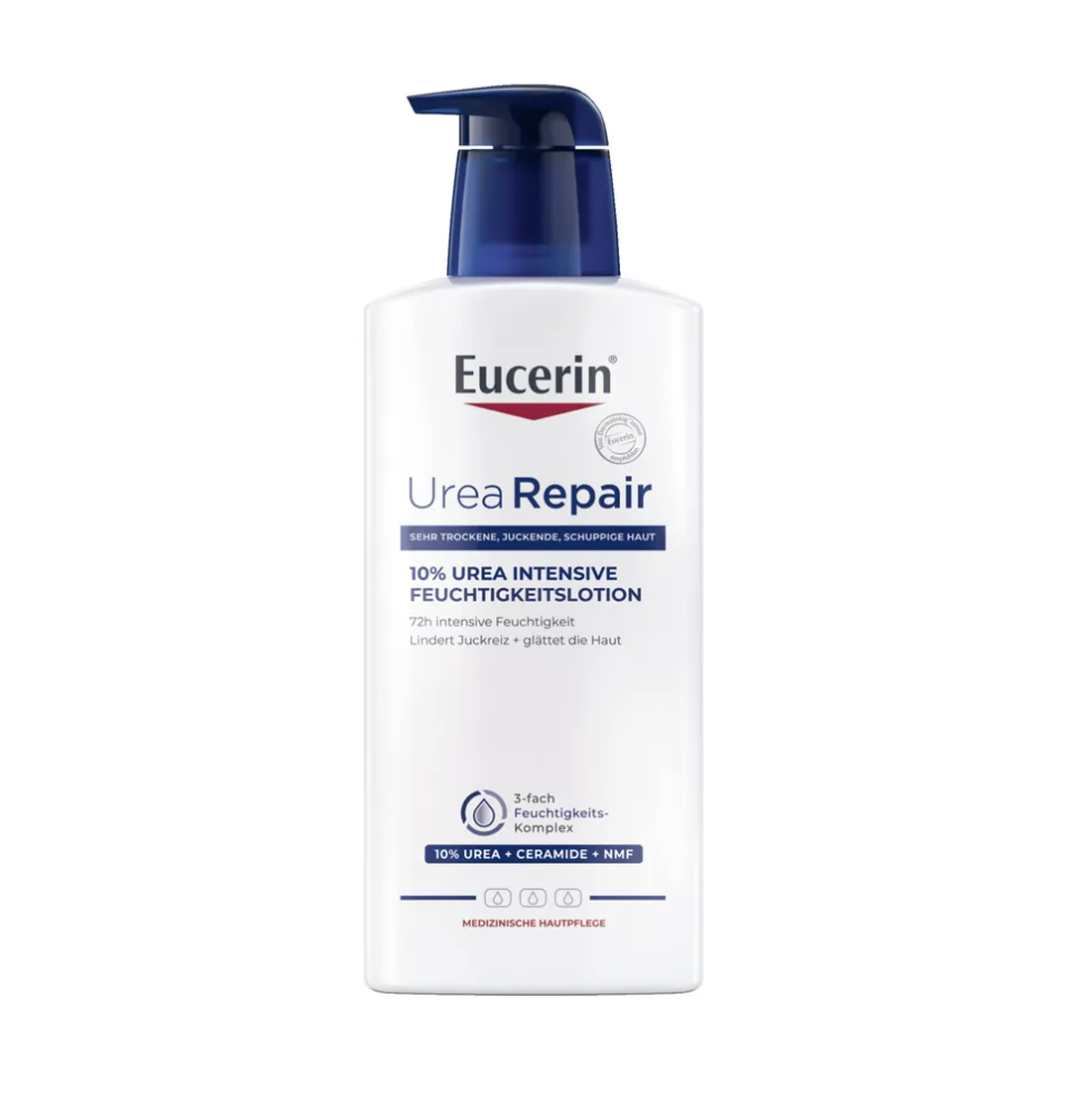 Eucerin UreaRepair PLUS Lotion 10 % – Intensivpflege für sehr trockene & raue Haut
