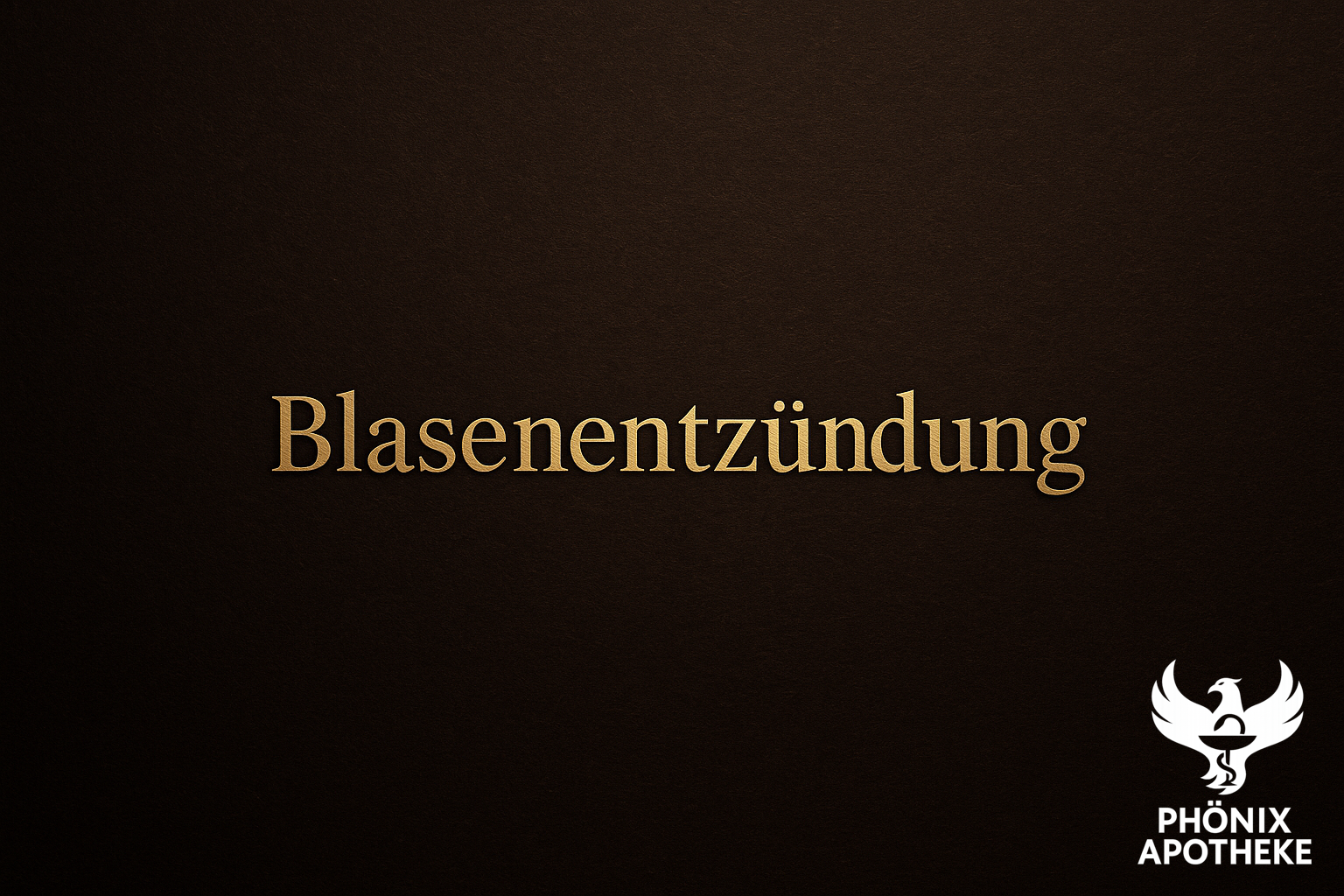 Blasenentzündung